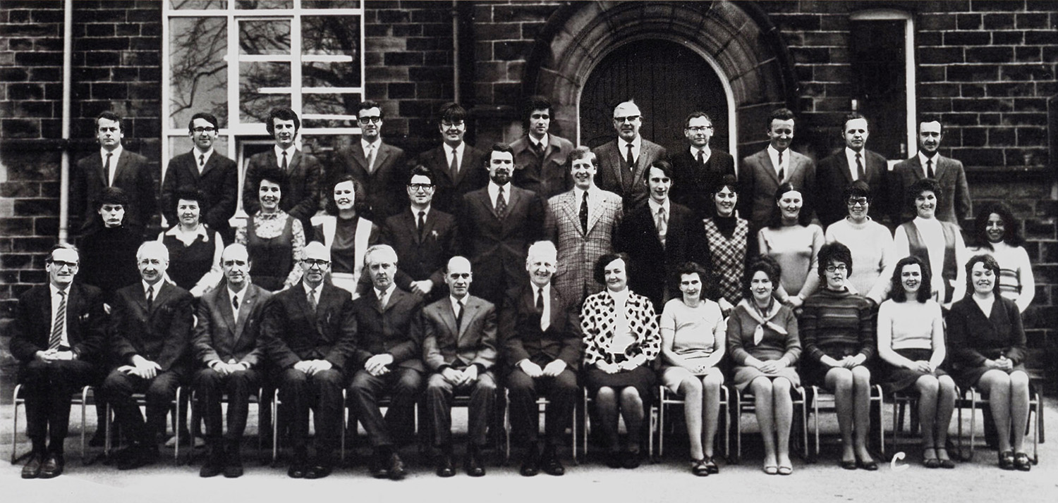 Staff in 1972 photo